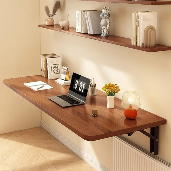 Wall foldable desk wall mounted Folding desk against the wall study Table Home wall hanging computer desk balcony wall bar table