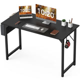 JHK Compact Computer Desk with Hooks