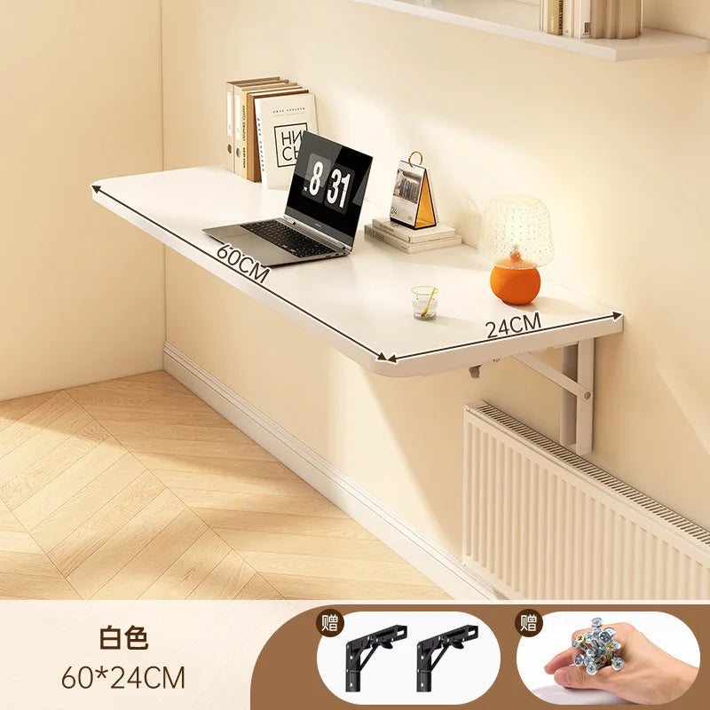 Wall foldable desk wall mounted Folding desk against the wall study Table Home wall hanging computer desk balcony wall bar table