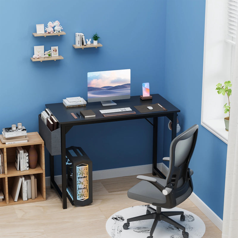 JHK Compact Computer Desk with Hooks