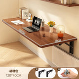 Wall foldable desk wall mounted Folding desk against the wall study Table Home wall hanging computer desk balcony wall bar table