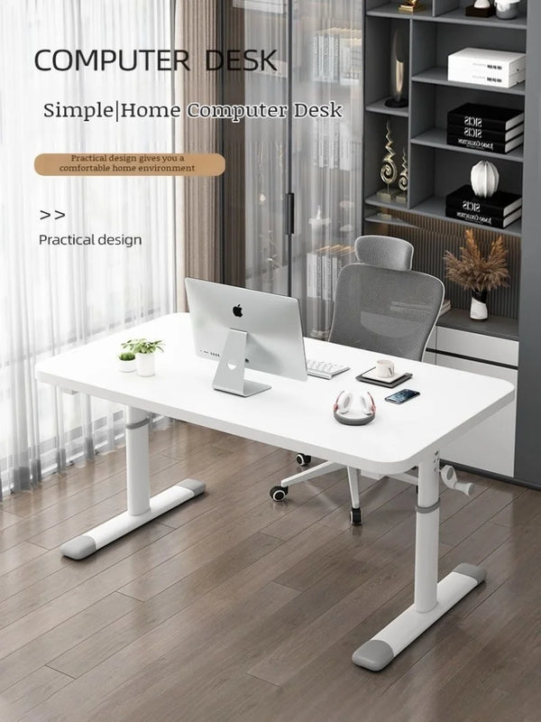 Home lifting table student writing desk computer desk Height Adjustable small table Modern Simple Standing bedroom study desk