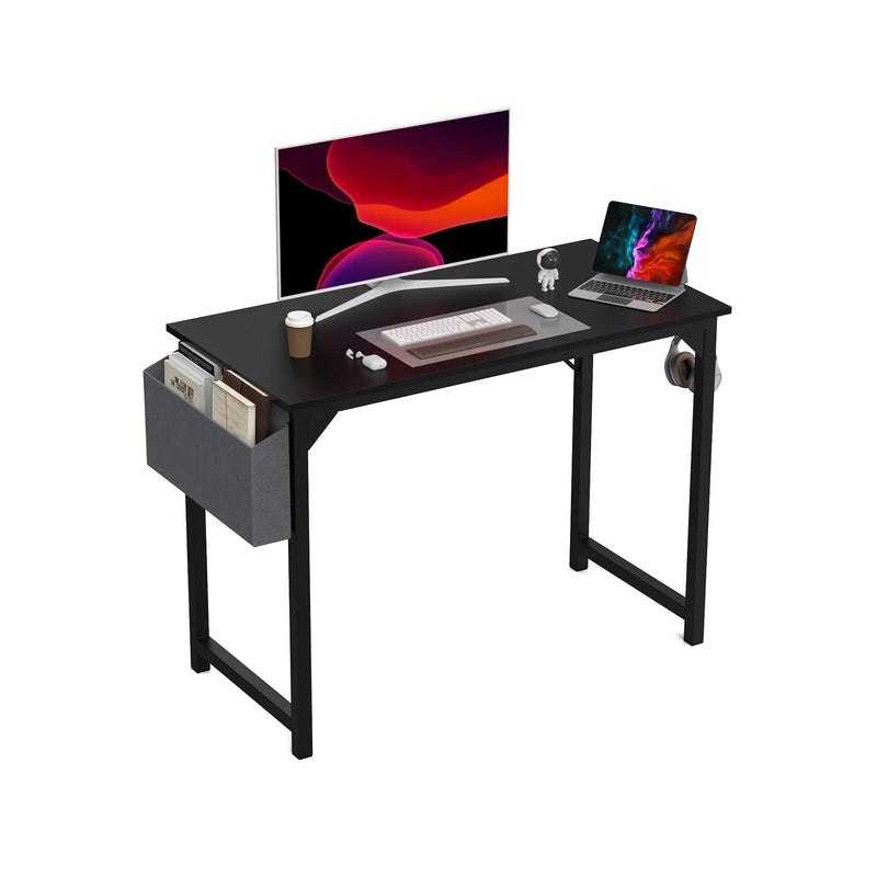 JHK Compact Computer Desk with Hooks