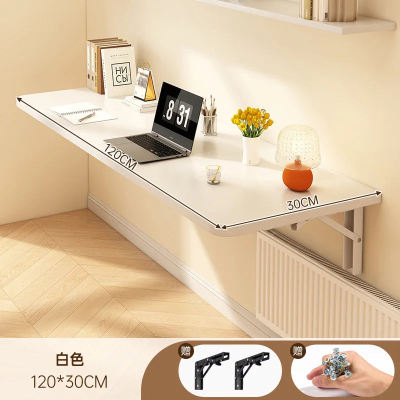 Wall foldable desk wall mounted Folding desk against the wall study Table Home wall hanging computer desk balcony wall bar table