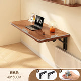 Wall foldable desk wall mounted Folding desk against the wall study Table Home wall hanging computer desk balcony wall bar table