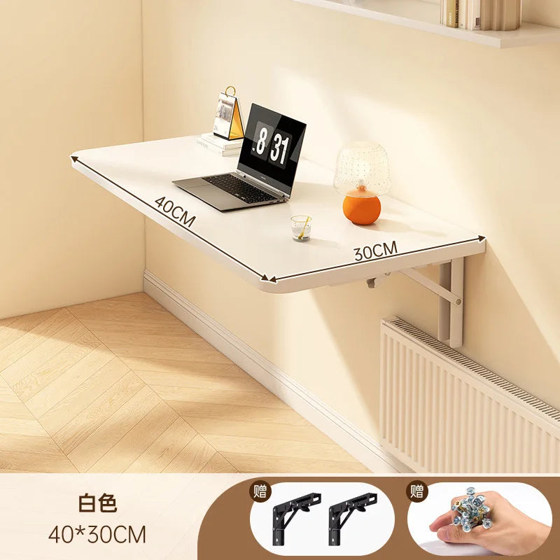 Wall foldable desk wall mounted Folding desk against the wall study Table Home wall hanging computer desk balcony wall bar table