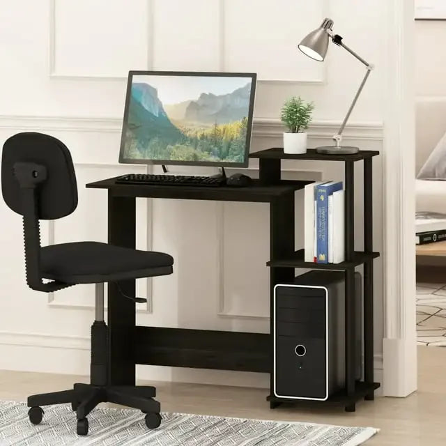 Portable Computer Desk with French Oak/Black