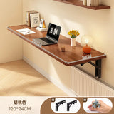 Wall foldable desk wall mounted Folding desk against the wall study Table Home wall hanging computer desk balcony wall bar table