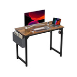 JHK Compact Computer Desk with Hooks