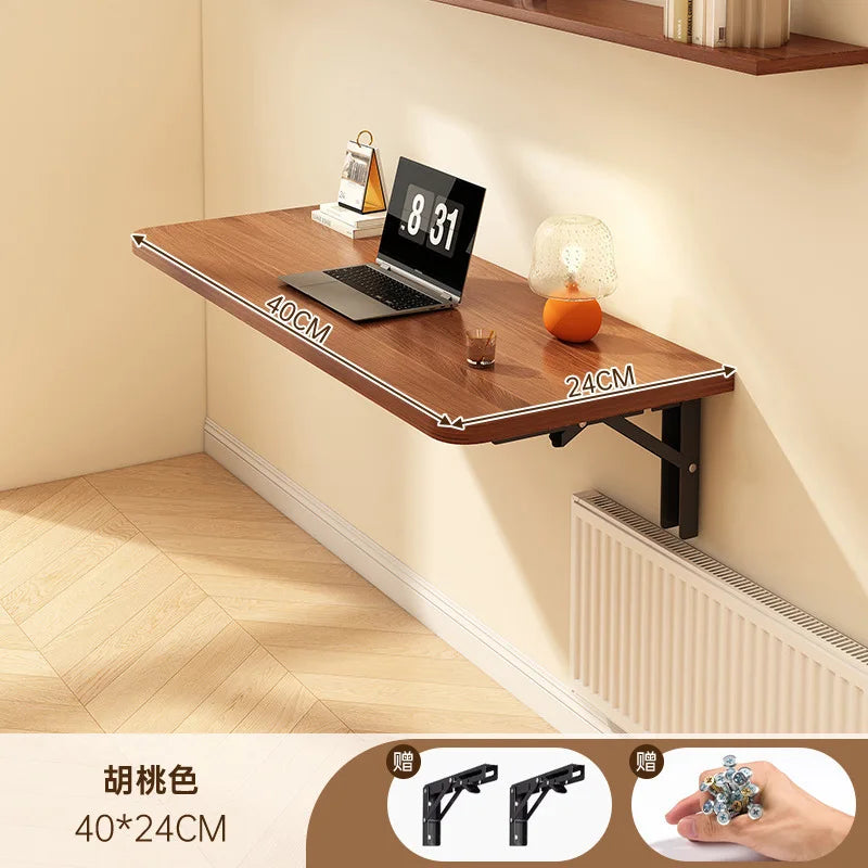 Wall foldable desk wall mounted Folding desk against the wall study Table Home wall hanging computer desk balcony wall bar table