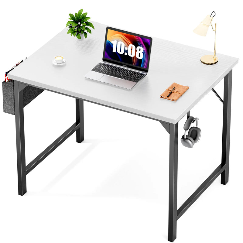 JHK Compact Computer Desk with Hooks