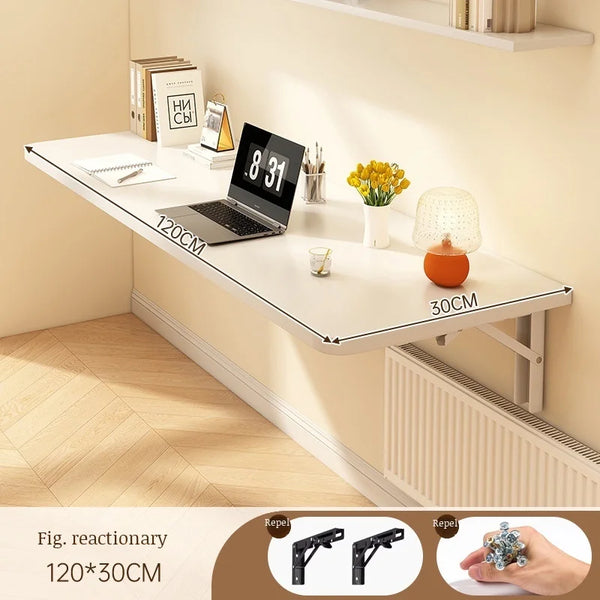 Wall foldable desk wall mounted Folding desk against the wall study Table Home wall hanging computer desk balcony wall bar table