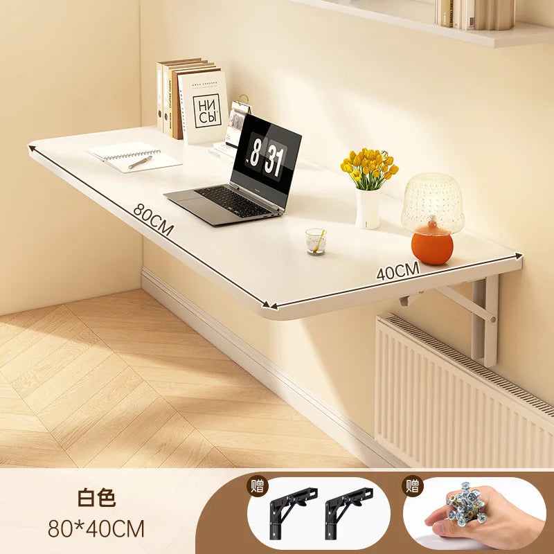 Wall foldable desk wall mounted Folding desk against the wall study Table Home wall hanging computer desk balcony wall bar table